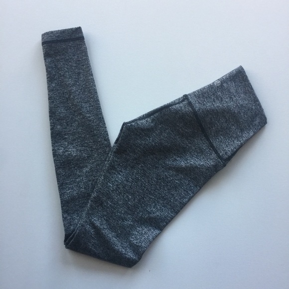 Lululemon Wunder Under pant heathered black 4 NWT - Picture 7 of 8